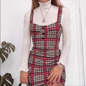 Bright Button Detail Mini Dress (NEW)